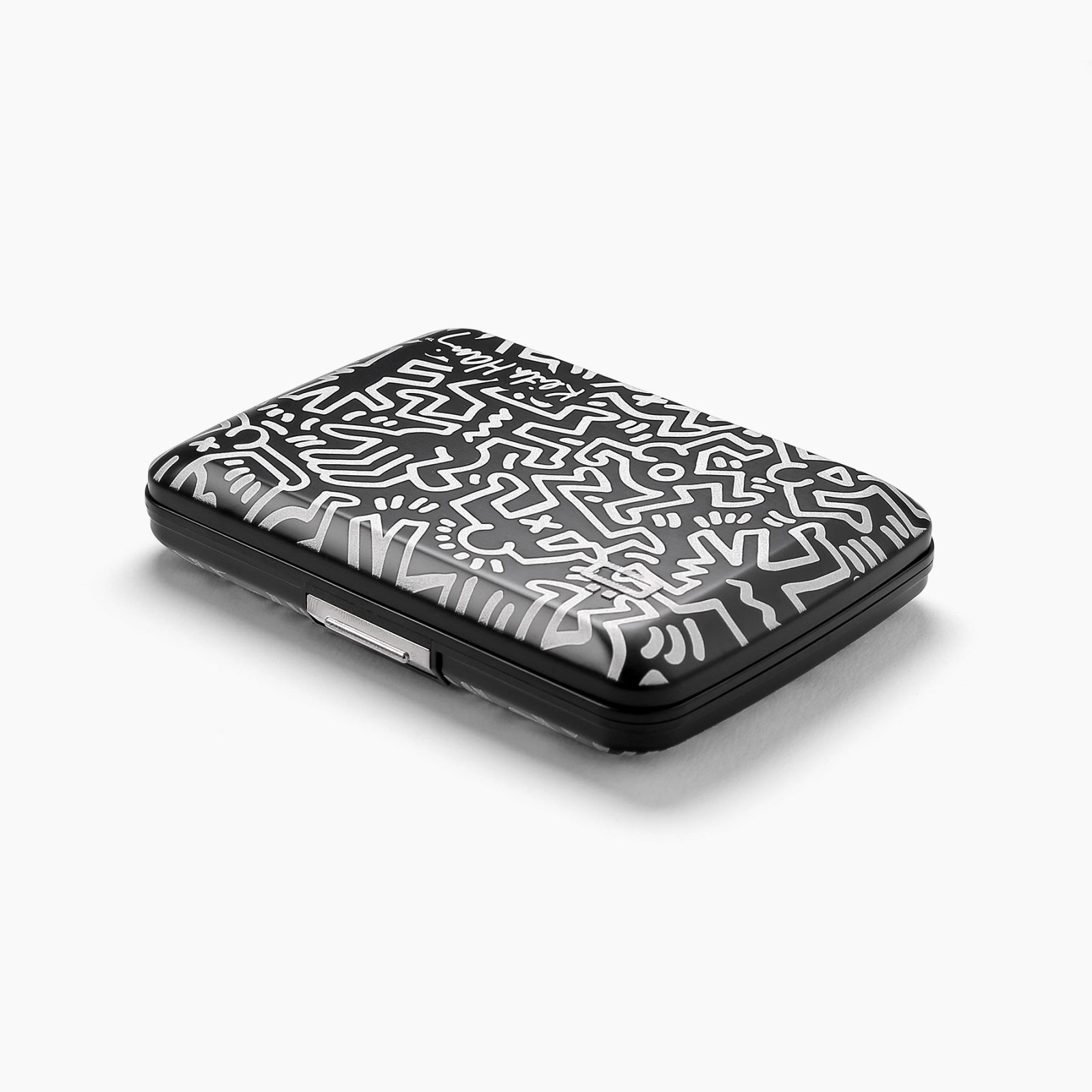 OGON Aluminum Wallet Smart Case V2.0 - Keith Haring White